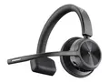 HP Poly Voyager 4310-M - Voyager 4300 UC series hodesett - on-ear - Bluetooth - trådløs, kablet - USB-C - svart - Certified for Microsoft Teams
