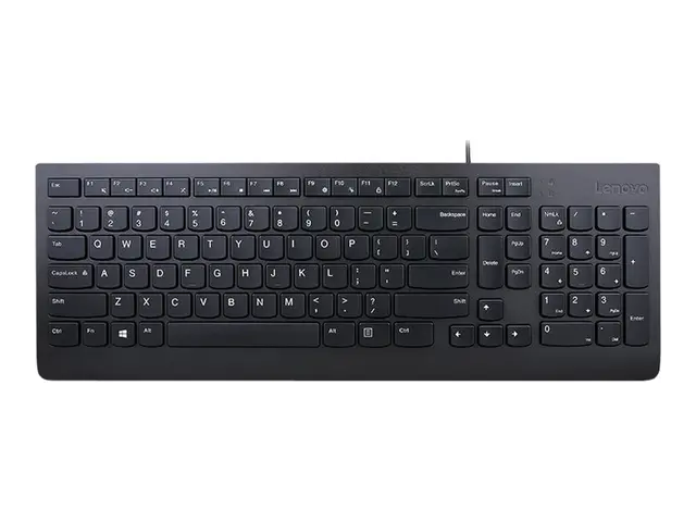 Lenovo Essential - Tastatur USB QWERTY Norsk svart brun boks