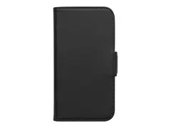 KEY Nordfjord - Lommebok for mobiltelefon kunstl&#230;r - svart - 6.7&quot; - for Apple iPhone 14 Plus (6.7 tommer)