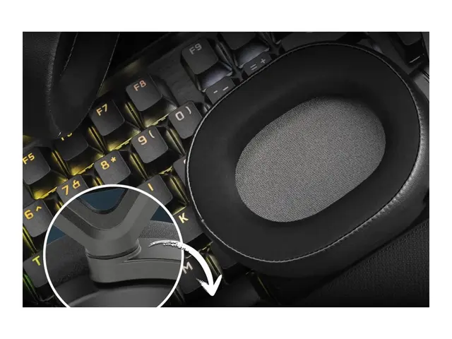 CORSAIR Gaming HS65 WIRELESS - Hodesett full størrelse Bluetooth /...