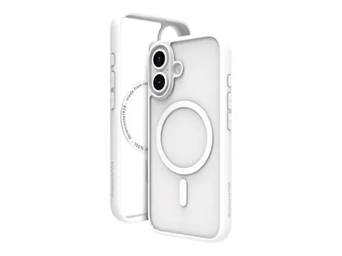 dbramante1928 Grenen - Baksidedeksel for mobiltelefon MagSafe-samsvar - plastikk - hvit - for Apple iPhone 16