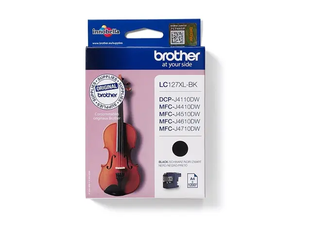Brother LC127XLBK - Super High Yield - svart - original - blekkpat...