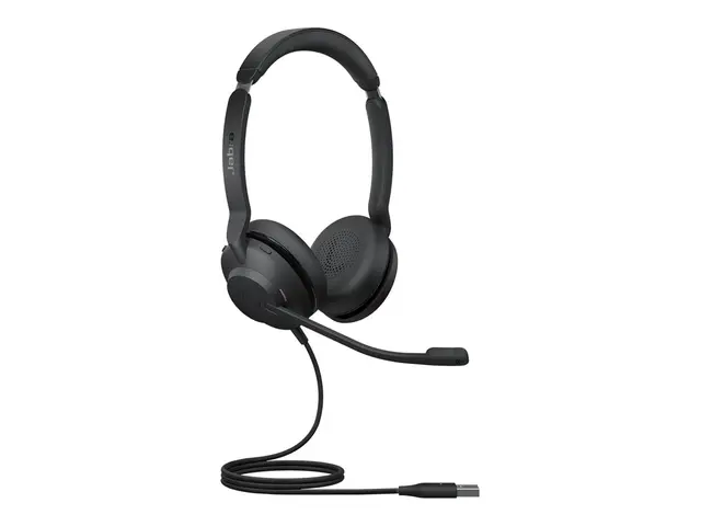 Jabra Evolve2 30 SE UC Stereo - Hodesett on-ear kablet USB-A lydis...