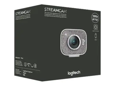 Logitech StreamCam - Direktestrømningskamera farge 1920 x 1080 108...