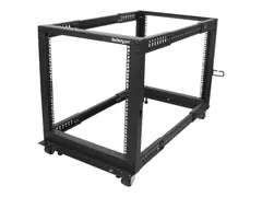 STARTECH 12U SERVER RACK - OPEN FRAME ADJUSTABLE DEPTH 4 POST RACK
