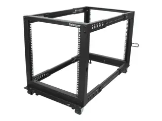 STARTECH 12U SERVER RACK - OPEN FRAME ADJUSTABLE DEPTH 4 POST RACK