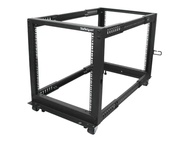 Startech 12U 19" Open Frame Server Rack, 4 Post Adjustable Depth 2...