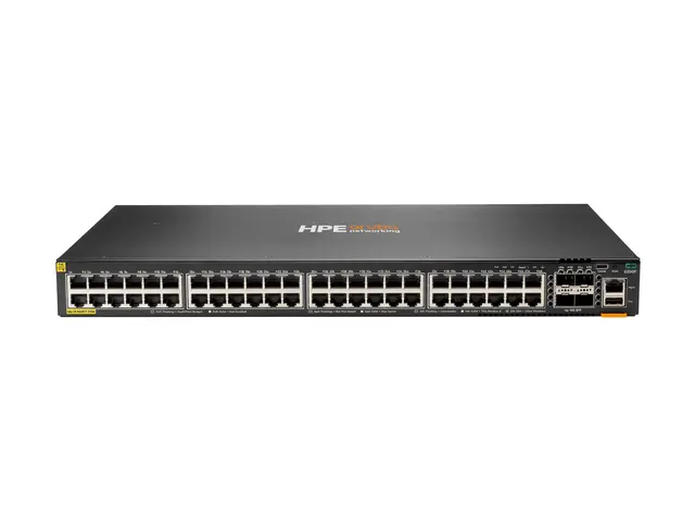 HPE Aruba Networking CX 6200F 48G Class 4 PoE 4SFP 370W Switch - M...