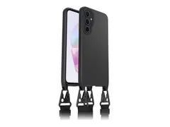 OtterBox React Series - Baksidedeksel for mobiltelefon halskjede - svart - for Samsung Galaxy A35
