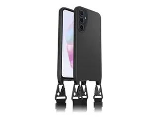 OtterBox React Series - Baksidedeksel for mobiltelefon halskjede - svart - for Samsung Galaxy A35