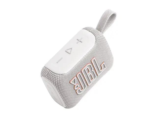 JBL Go 5 - Høyttaler - for bærbar bruk - trådløs Bluetooth - Appstyrt - 4.8 watt - hvit 
