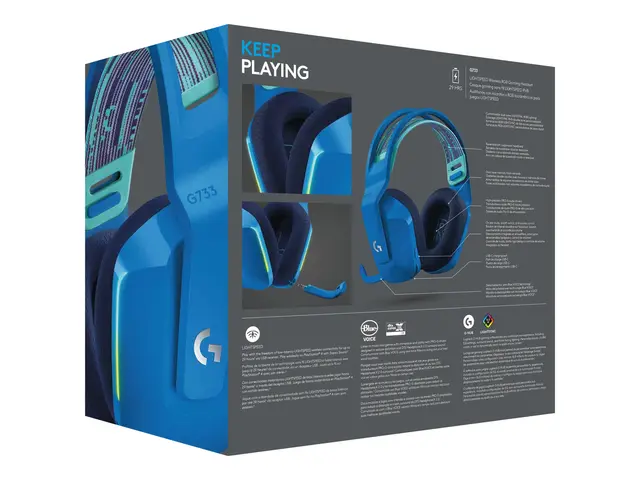 Logitech G G733 LIGHTSPEED Wireless RGB Gaming Headset - Hodesett ...