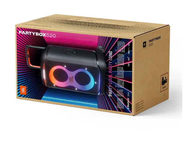 JBL PartyBox 520 - Selskapshøyttaler - for bærbar bruk - trådløs -...