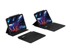 ZAGG Pro Keys 2 - Tastatur og folioveske (foliodekke) bakgrunnsbelyst - trådløs - Bluetooth - QWERTY - Nordisk - for Apple 11-inch iPad Pro Wi-Fi, Wi-Fi + Cellular