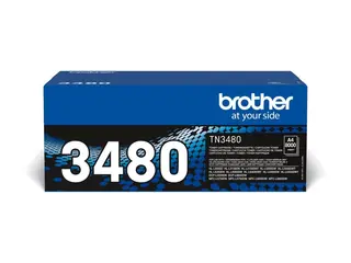 Brother TN3480 - Høy ytelse - svart - original tonerpatron - for Brother HL-L5100, L5200, L6300, L6400, L6450, MFC-L5700, L6800, L6900, L6950, L6970