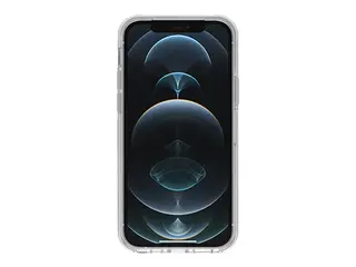 OtterBox Symmetry Series+ - Baksidedeksel for mobiltelefon med MagSafe - polykarbonat, syntetisk gummi - blank - for Apple iPhone 12 Pro