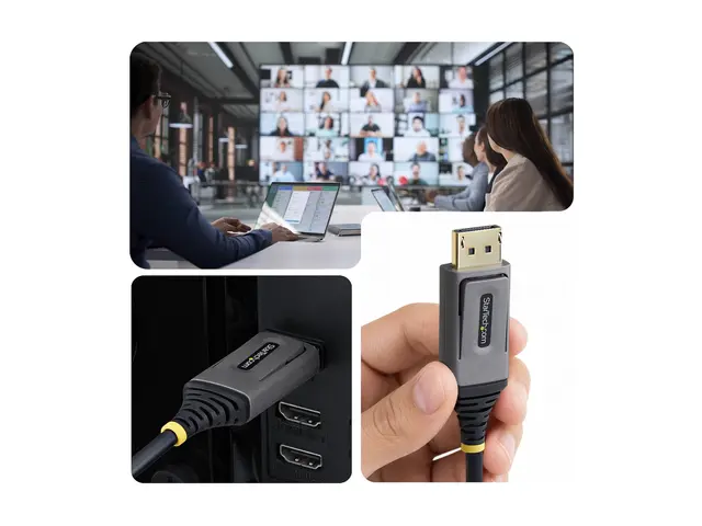 StarTech - DisplayPort-kabel - DisplayPort (hann) låst til Display...