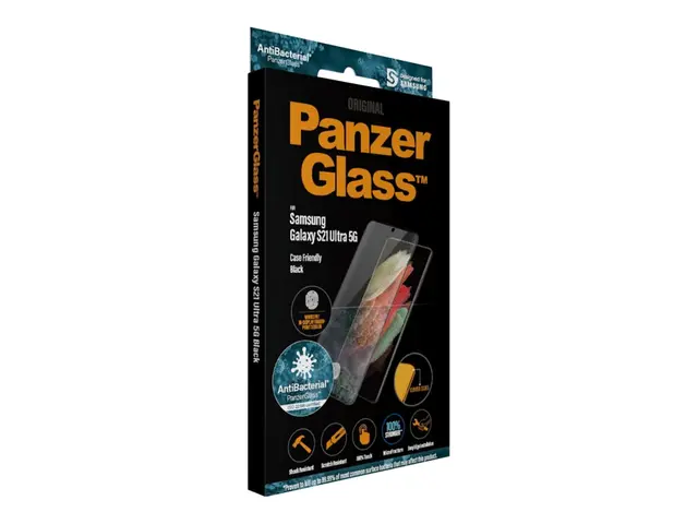 PanzerGlass Case Friendly - Skjermbeskyttelse for mobiltelefon - g...