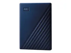 WD My Passport for Mac WDBA2D0020BBL Harddisk - kryptert - 2 TB - ekstern (b&#230;rbar) - USB 3.2 Gen 1 - 256-bit AES - midnattsbl&#229;