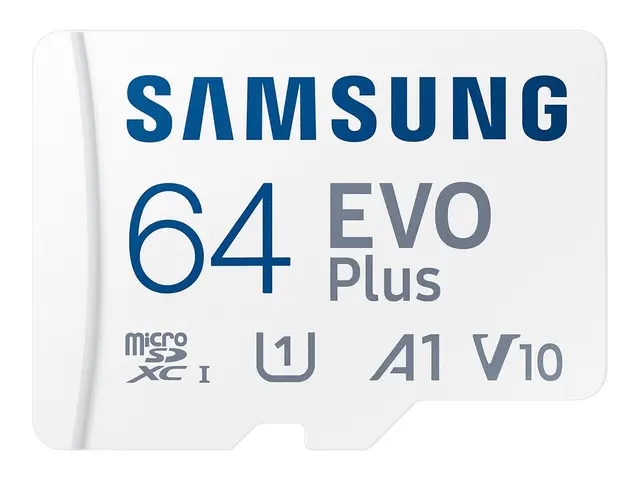Samsung EVO Plus MB-MC64S - Flashminnekort (microSDXC til SD-adapt...