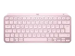 Logitech MX Keys Mini - Tastatur bakbelysning - trådløs - Bluetooth - QWERTZ - Tysk - rosa