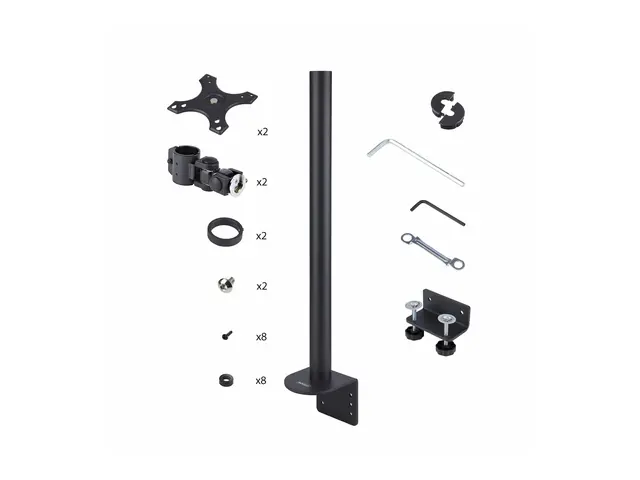 Startech Desk Mount For 2x Vertically Stacked Monitors, Dual 49", ...