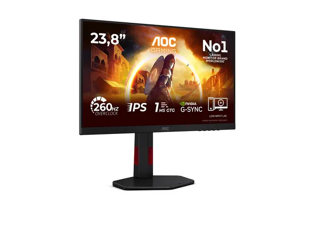 AOC Gaming 24G4ZR - LED-skjerm gaming 24" (23.8" synlig) 1920 x 10...