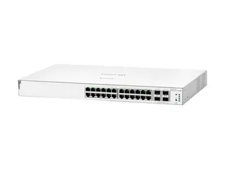 HPE Networking Instant On 1930 24G Class4 PoE 4SFP/SFP+ 195W Switch Switch - L3 - Styrt - 24 x 10/100/1000 (PoE) + 4 x 1 Gigabit / 10 Gigabit SFP+ - rackmonterbar - PoE (195 W)