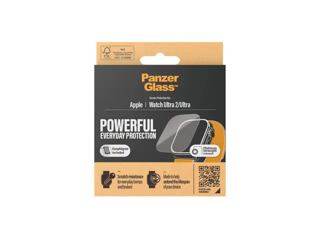 PanzerGlass - Skjermbeskyttelse for smart armbåndsur glass Apple W...