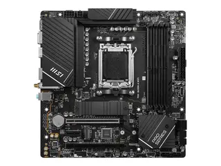 MSI PRO B650M-A WIFI - Hovedkort micro ATX - Socket AM5 - AMD B650 Chipset - USB-C 3.2 Gen2, USB 3.2 Gen 2, USB 3.2 Gen 1 - 2.5 Gigabit LAN, Wi-Fi 6E, Bluetooth - innbygd grafikk (CPU kreves) - HD-lyd (8-kanalers)