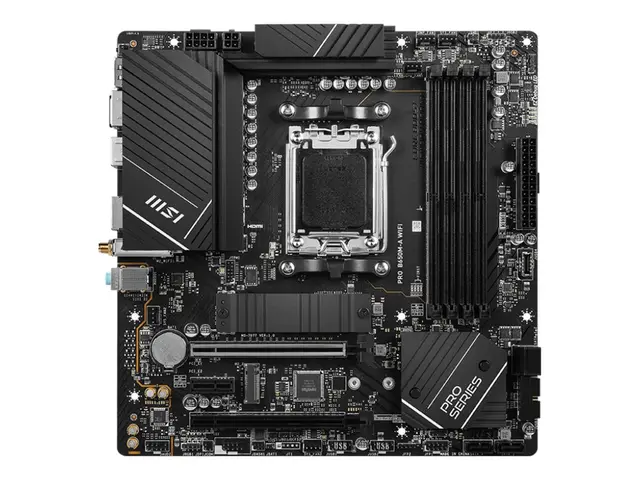 MSI PRO B650M-A WIFI - Hovedkort micro ATX Socket AM5 AMD B650 Chi...