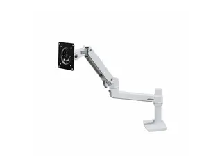 Ergotron LX - Monteringssett (leddarm, stang, undermonterings c-klemme) Konstant kraftteknologi - for LCD-skjerm - aluminium, stål - hvit - skjermstørrelse: inntil 32" - skrivebordsmonterbar