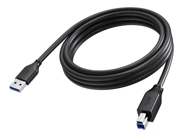 Vision - USB-kabel USB-type A (hann) til USB Type B 3.0 3 m svart