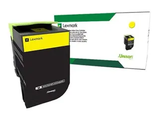 Lexmark 702Y - Gul - original - tonerpatron LCCP, LRP for Lexmark CS310dn, CS310n, CS410dn, CS410dtn, CS410n, CS510de, CS510dte