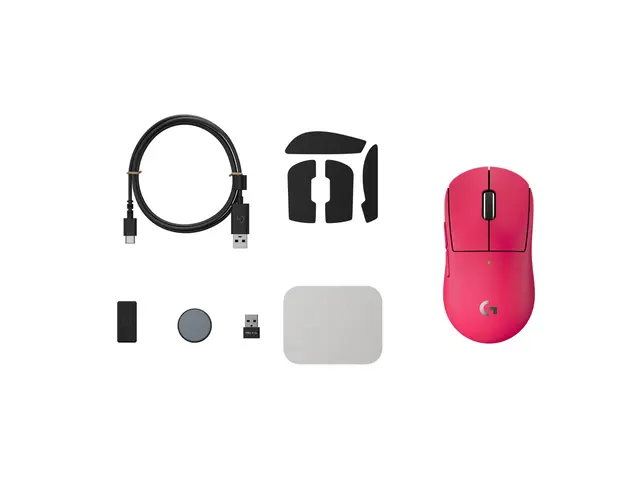 Logitech G PRO X SUPERLIGHT 2C - Mus gaming 5 knapper trådløs, kab...