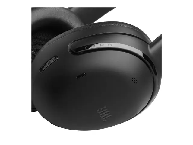 JBL Tour ONE M3 SMART TX - Hodetelefoner med mikrofon full størrelse - Bluetooth - trådløs, kablet - aktiv støydemping - 3,5 mm jakk, USB-C - svart - Zoom Certified 