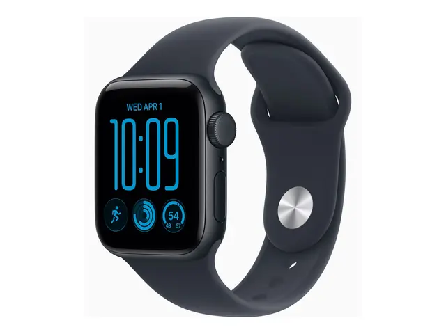 Apple Watch SE 3 (GPS + Cellular) - 40 mm - midnattsaluminium - sm...