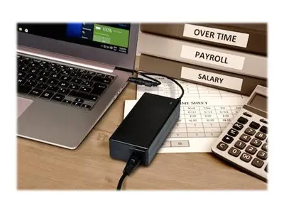 PORT Connect - Strømadapter AC 100-240 V 90 watt Storbritannia