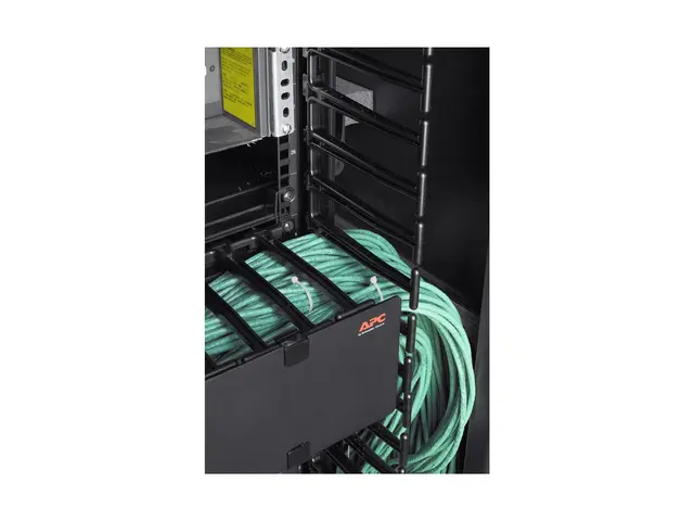 APC - Rack-kabelføringssett svart 20U TAA-samsvar (en pakke 4) for...