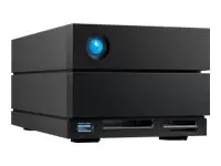 LaCie 2big Dock STLG36000400 - Harddiskarray 36 TB - 2 br&#248;nner (SATA-600) - HDD 18 TB x 2 - Thunderbolt 4, USB 3.2 Gen 2 (ekstern) - med 5-&#229;rs Rescue Data Recovery Service Plan