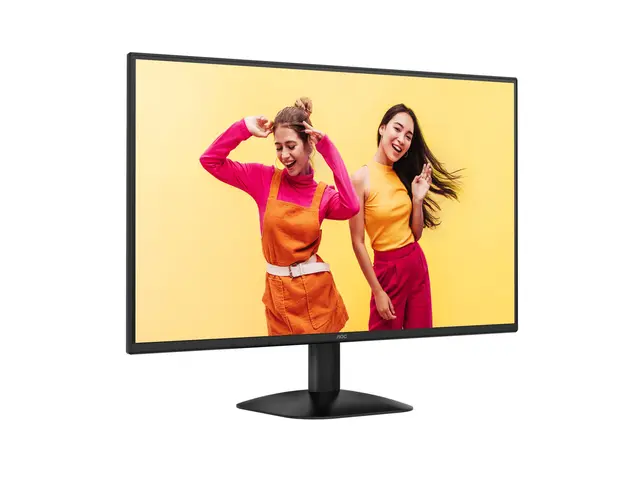 AOC Basic-line Q27B35S3 - LED-skjerm 27" - 2560 x 1440 QHD @ 120 Hz - IPS - 300 cd/m² - 1500:1 - 1 ms - HDMI, DisplayPort - høyttalere - svart 