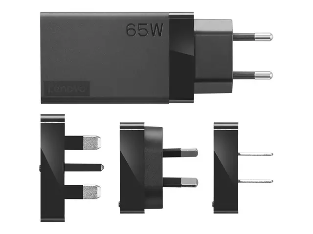 Lenovo 65W USB-C Travel Adapter - Strømadapter - AC 100-240 V - 65...
