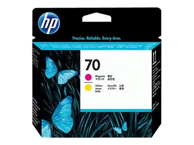 HP 70 - Gul, magenta skriverhode for DesignJet HD Pro MFP, T120, Z...