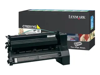 Lexmark - Ekstra høy ytelse - gul - original tonerpatron LCCP, LRP - for Lexmark C782dn, C782dtn, C782n, X782e, X782e MFP, X782e Page Plus Solution