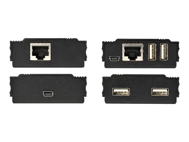 StarTech.com 4 Port USB 2.0 Extender Hub over Single CAT5e/CAT6 Et...