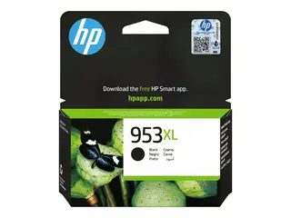 HP 953XL - 42.5 ml - Høy ytelse - svart - original Officejet - blekkpatron
