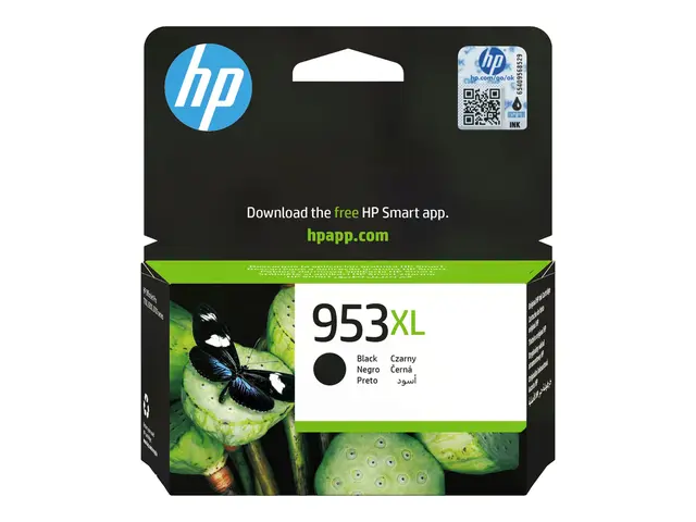 HP 953XL - 42.5 ml Høy ytelse svart original Officejet blister ble...