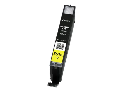 Canon CLI-551Y XL - 11 ml - Høy ytelse - gul original - blekkbeholder - for PIXMA iP8750, iX6850, MG5550, MG5650, MG5655, MG6450, MG6650, MG7150, MG7550, MX725, MX925