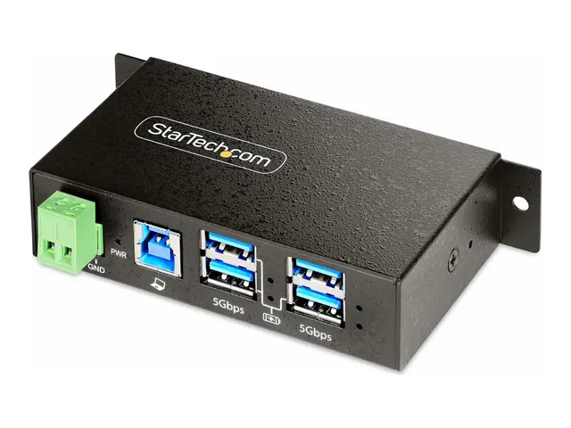StarTech.com 4-Port Managed USB Hub with 4x USB-A, Heavy Duty Meta...