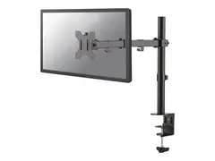 Neomounts FPMA-D550 - Monteringssett - full bevegelse for LCD-skjerm - stål - svart - skjermstørrelse: 10"-32" - klemmemonterbar, malje, skrivebordsmonterbar